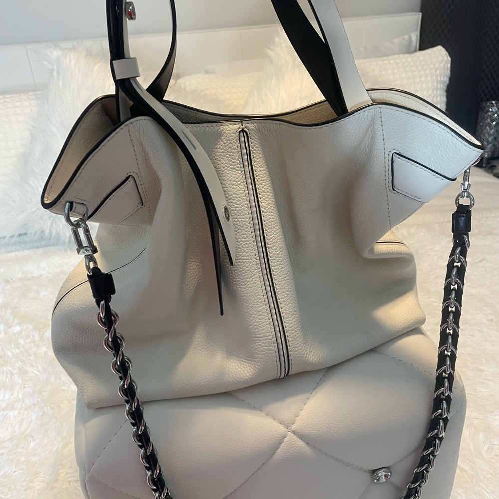 Michael Kors, large Astor pebbled leather shoulder bag